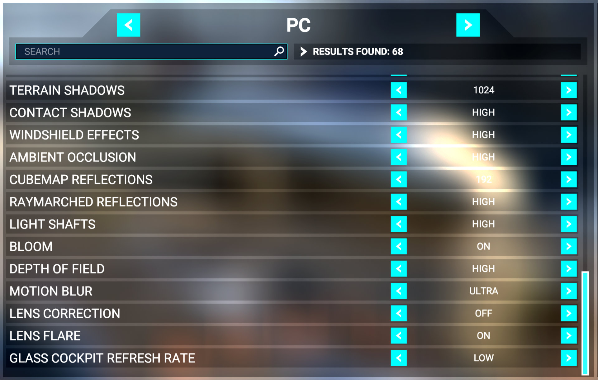 Microsoft Flight Simulator 2020 Graphics Settings